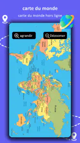 Navigation GPS, cartes et screenshot