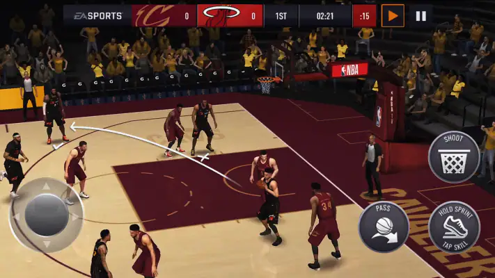NBA LIVE Mobile Basket-ball screenshot 1