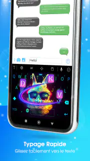 Neon LED Keyboard: Clavier LED screenshot 5