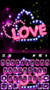 Neon Love Thème screenshot