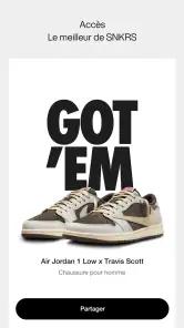 Nike SNKRS: achats sneakers screenshot
