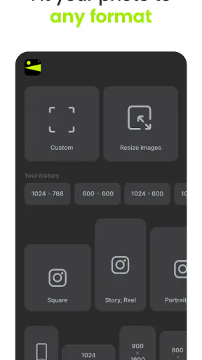 No Crop Photo: Picture Resizer screenshot 1