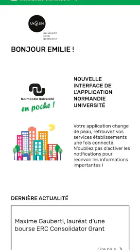 Normandie Université en poche screenshot 1