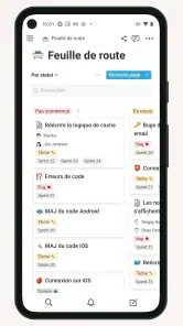 Notion : Notes, tâches, IA screenshot