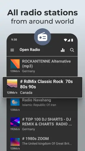 Open Radio - Online FM Radio screenshot 1