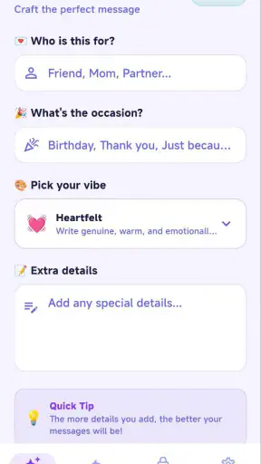 Ora AI - Message Generator screenshot 1