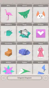 Origami Paper Art - Diagram screenshot