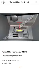 Où est ma prise OBD2? Find it! screenshot