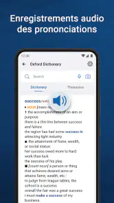 Oxford Dictionary & Thesaurus screenshot
