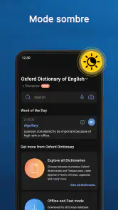 Oxford Dictionary & Thesaurus screenshot