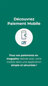 Paiement mobile CA screenshot