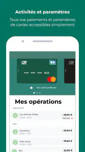 Paiement mobile CA screenshot