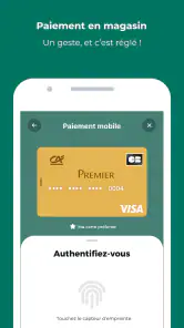 Paiement mobile CA screenshot