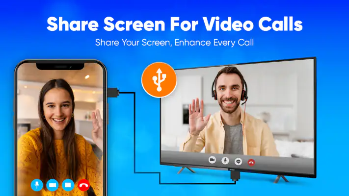Partage d'écran Connecteur USB screenshot 1