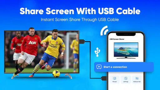 Partage d'écran Connecteur USB screenshot