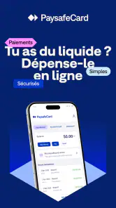 PaysafeCard-paiements prépayés screenshot