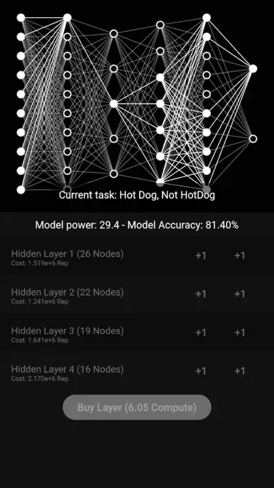 Perceptron - An Idle Game screenshot 1