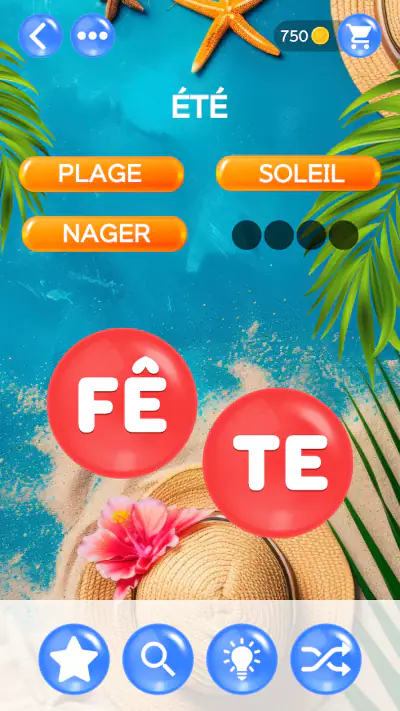 Perles de Mots: Jeu de Mots screenshot 1