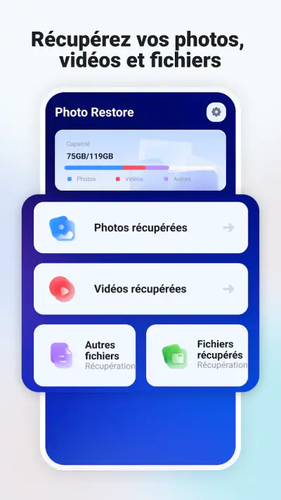 Photo Restore - Fichiers screenshot 1