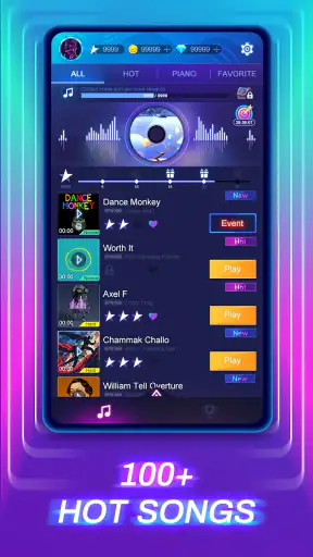 Piano Fire 2: Slide Challenge screenshot 1