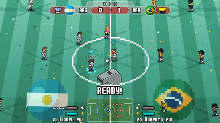Pixel Cup Soccer - Ultimate screenshot 1