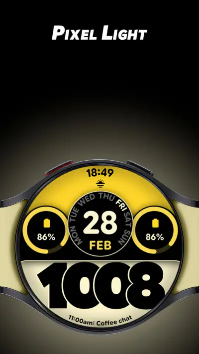 Pixel Light - Watch face screenshot 1