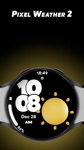 Pixel Weather 2 - Watch face screenshot 1