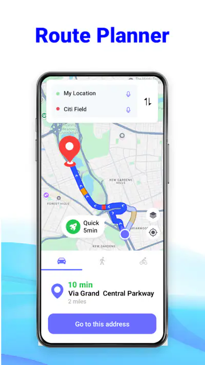 Planificateur d'itinéraire GPS screenshot 1