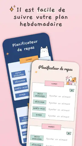 Planning repas semaine screenshot 1