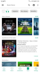 Pocketbook lecteur screenshot