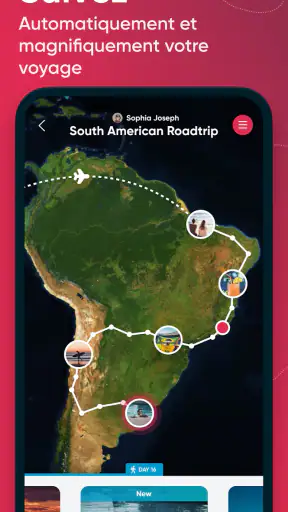 Polarsteps: Suivi de voyage screenshot 1