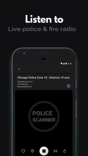 Police Scanner - Live Radio screenshot 1