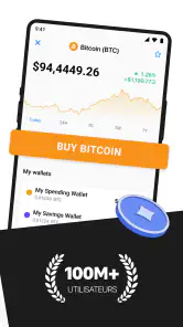 Portefeuille DeFi Bitcoin screenshot