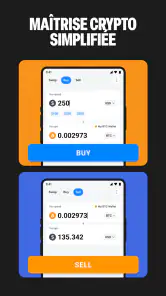 Portefeuille DeFi Bitcoin screenshot