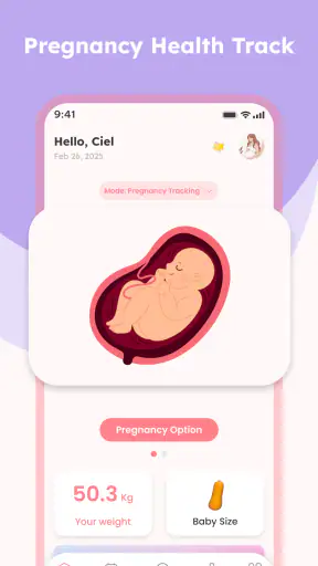 Pregnant Tracker - Baby Bump screenshot 1