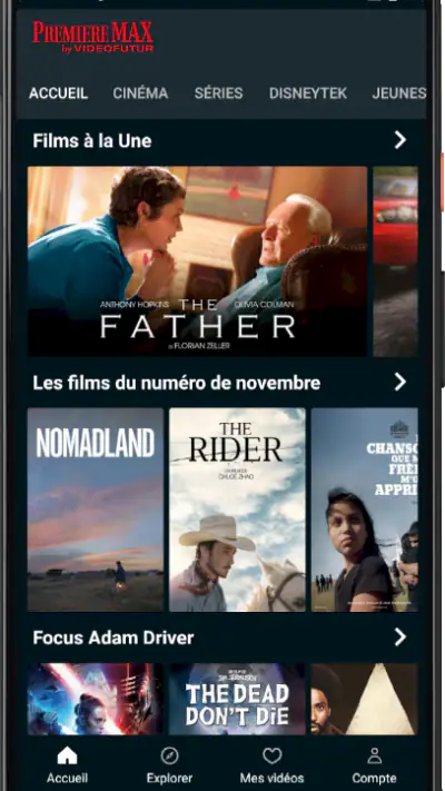PREMIERE MAX screenshot 1