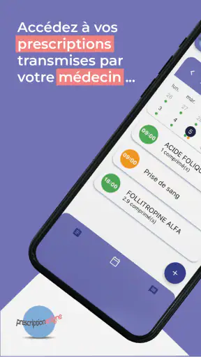 Prescription en ligne screenshot 1