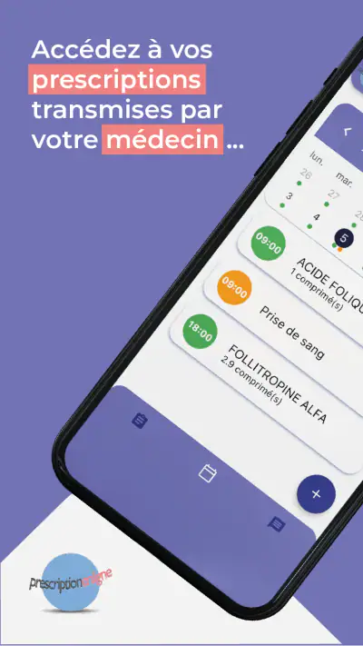Prescription en ligne screenshot 1