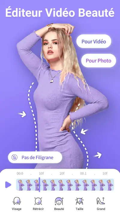 PrettyUp - Video Body Editor screenshot 1