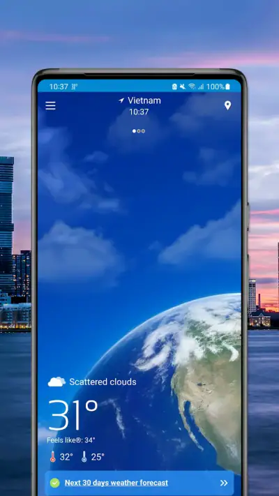 Prévisions météo (carte radar) screenshot 1