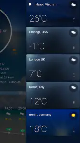 Prévisions météo en temps réel screenshot