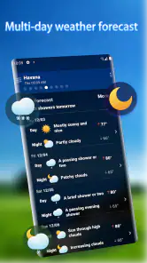 Prévisions météo - Widget screenshot