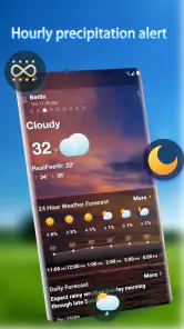 Prévisions météo - Widget screenshot
