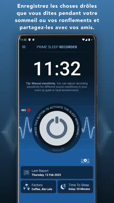 Prime Sleep Recorder screenshot 1