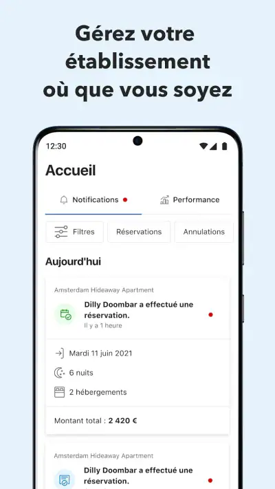 Pulse pour Booking.com screenshot 1