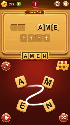 Puzzle de mots biblique screenshot 1