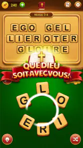 Puzzle de mots biblique screenshot