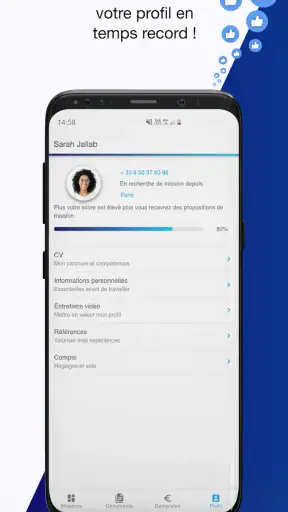 QAPA - Emploi Interim screenshot 1