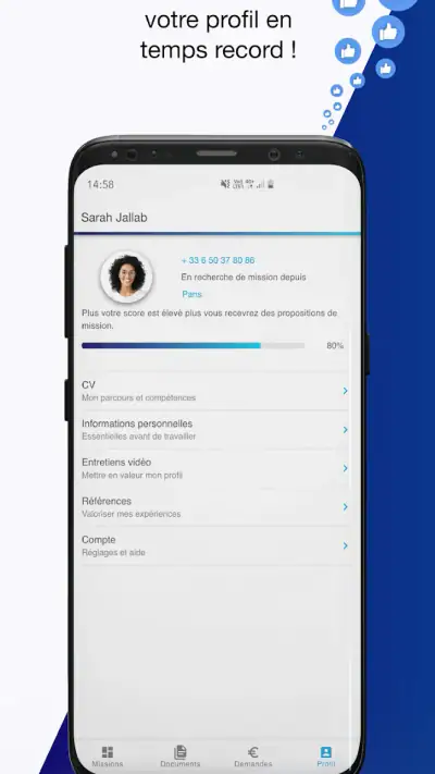 QAPA - Emploi Interim screenshot 1