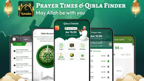 Qibla boussole, Horaire priere screenshot 1
